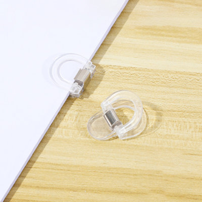 Night Light Clear Binder Clips   Long Tail Document Clips   Stationery Clamps   Receipt Organizer Clips   Snack Bag Sealer Clips