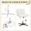Boucle Swivel Desk Chair-361327391