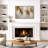Vertical Earth Tone Abstract Artwork, Living Room Pictures, Framed Canvas Giclee Print Wall Art-27501115-27501119