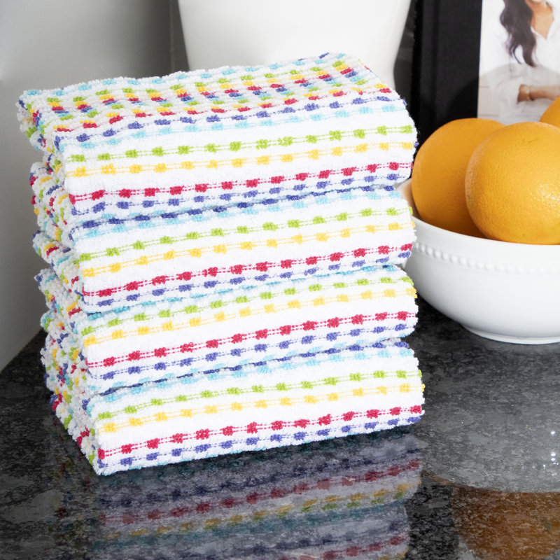 RITZ Cotton Pebble Bar Mop Towels, Summer