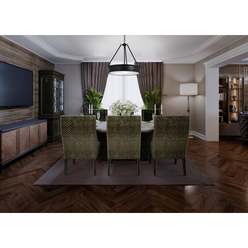 3 - Light Dimmable Geometric Chandelier