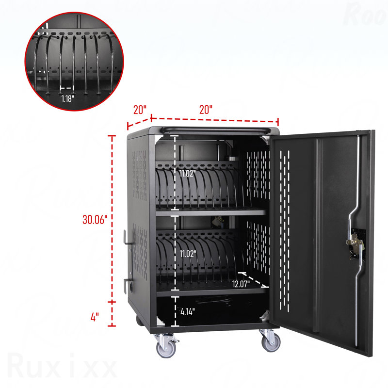 Station de charge mobile 32 baies pour tablette Chromebook