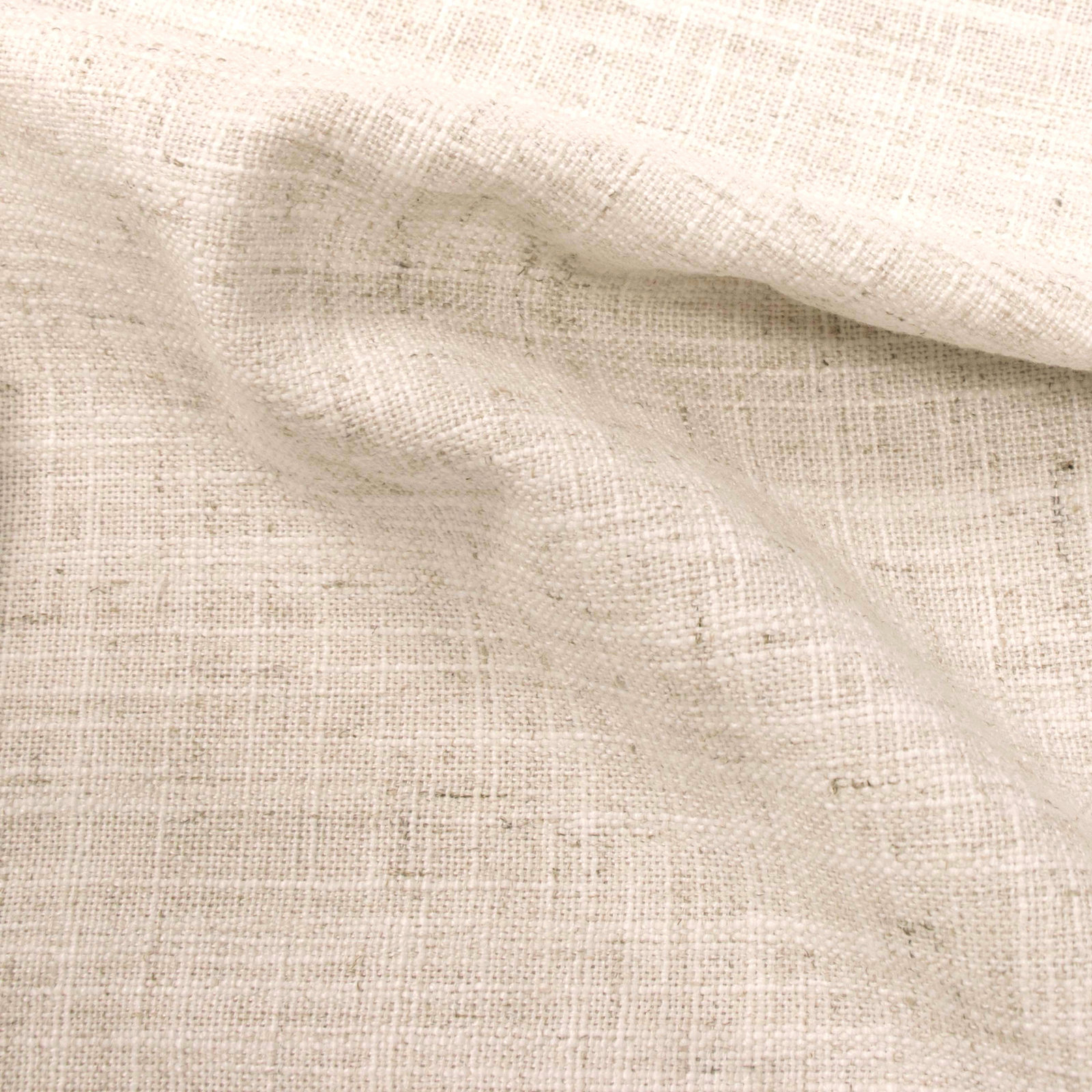 Morris Linen Upholstered Bed, Classic Talc Linen, Twin