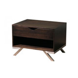 Lake Shore 1 Drawer Nightstand 1 - Drawer Solid Wood Nightstand