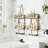 3-Tier Hanging Shower Caddy Organizer With Soap Holder & 16 Hooks, Rustproof Stainless Steel Over Shower Head Bathroom Storage Rack, Black