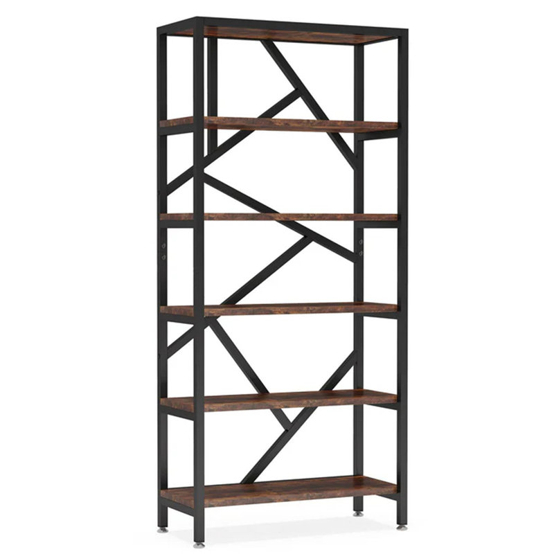 Modern Sturdy Bookcase with Versatile Shelf Display