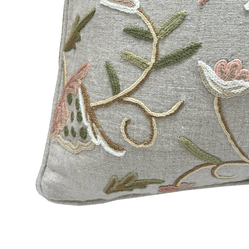 Blush Bloom Pillow Cover & Insert, Square