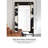 American-Style Vintage Cowhide Wooden Frame High-Definition Full-Length Mirror-984795219