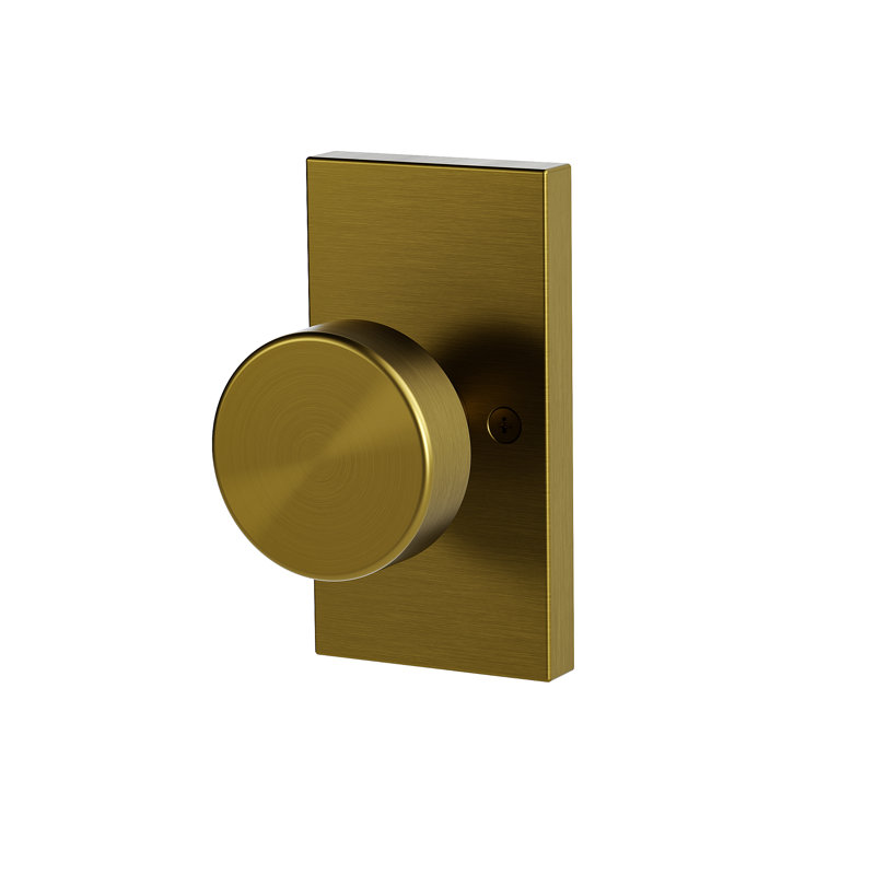 Boutons de porte doubles Modern Grace Series, Laiton antique