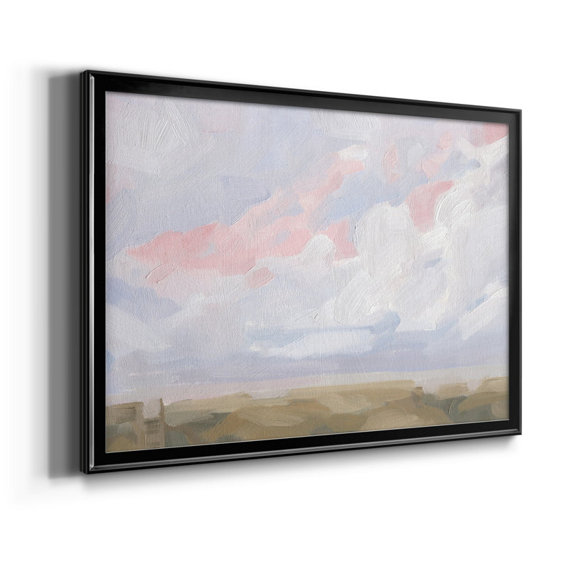 Sandbridge Beach I - peinture encadrée, Noir, H 30,5 po x l 42,5 po x P 1 po, Pas de tapis