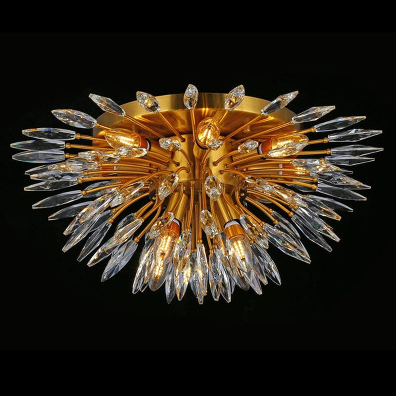 Francoise Dimmable Sputnik Classic / Traditional Chandelier, 9" H x 15" W x 15" D, 5