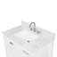 Meuble-lavabo simple Deaundria avec plateau en marbre de Carrare-1062858960