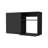 Carter Black 2 Wall Cabinet
