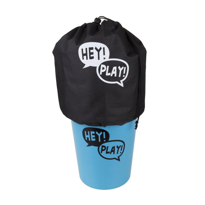 Bucket Toss with Carrying Case, Red/Blue