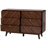 Commode double 6 tiroirs l 51,4 po Jenalea