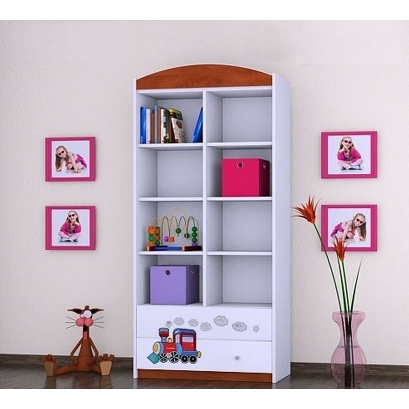Bruno 183cm H X 88cm W Transportation Kids Cube, Brown