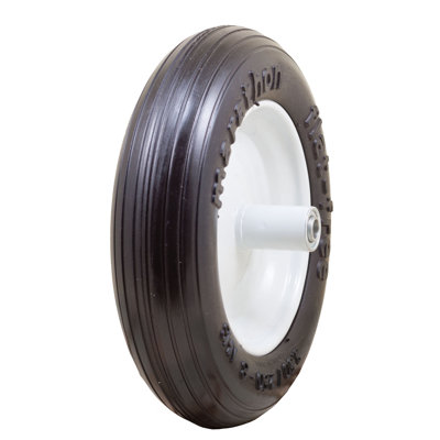 13" Ribbed Flat Free Wheelbarrow Tire