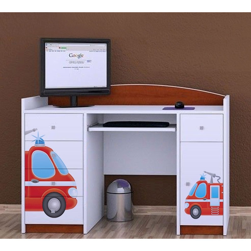 Woodrow 125cm Computer Desk, Brown