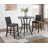 Durst Round Metal Base Dining Table-828378397-812876720
