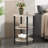 Jakwan Oval End Table with 3-Tier Storage Shelves-524939297