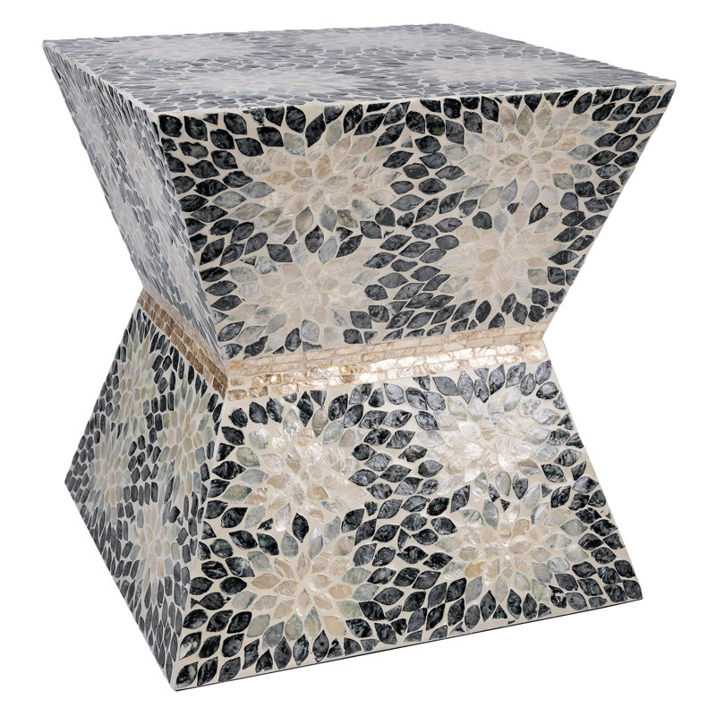 Solid + Manufactured Wood Accent Stool