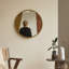 Andrea Round Metal Mirror