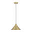 1 - Light Brass Pendant