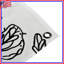 Tapisserie murale feuilles botaniques noires - décoration murale botanique-727012702