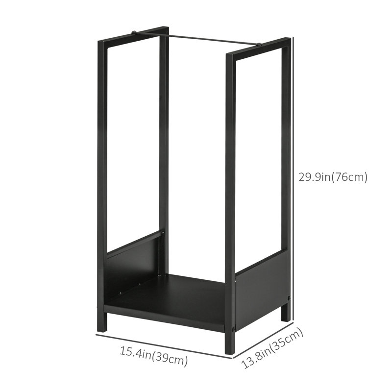 Febra 15.4'' W Metal Log Rack
