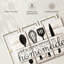 Ensemble de 3 outils de cuisine sur toile Happiness Is Hommade-302598404