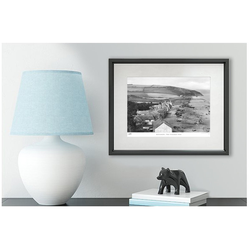 Beesands, The Village 1924 - Single Picture Frame Print, 60cm H x 80cm W x 2.3cm D