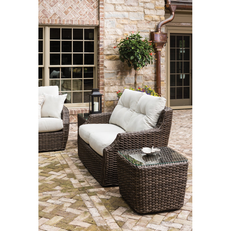 Largo Outdoor 2 - Seat Loveseat, Laurel Ecru