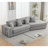 Bismark 133‘’W Convertible Sleeper Sofa-1054816863