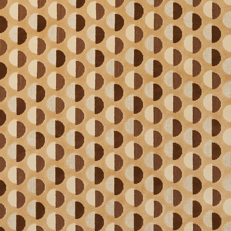 Half Moon Velvet Fabric, Camel
