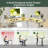 Adjustable L-Shaped Metal Base Writing Desk with Power Outlet-343860900