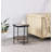 Allmar Glass Top End Table