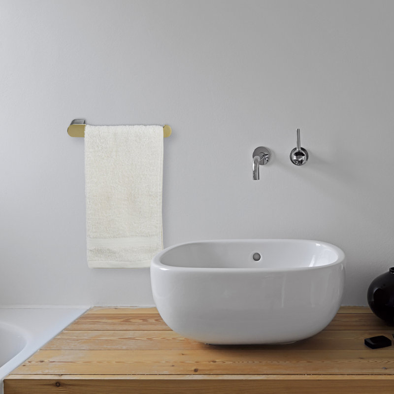 Black Gold Bathroom Wall Mounted Towel Bar