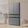 Samsung 23 cu. ft. Bespoke Counter Depth 4-Door French Door Refrigerator with Inner Beverage Center in Stainless Steel