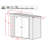 Select Steel Storage Shed Steel Storage Shed, 8X4, Charcoal-67124409