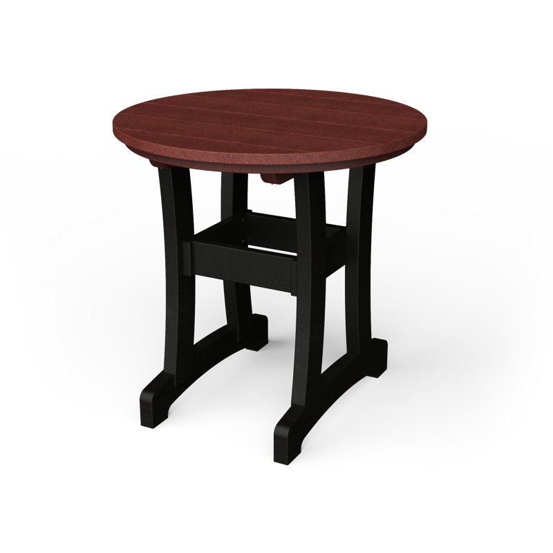 Table de salle à manger Stella, H 30 po x l 30 po x P 30 po, Cerisier / noir