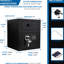 72 Cu Ft Keypad Safe With Two Pin Codes & Fishing Mechanism, Solid Steel, Black, 13.42 In. Depth, Width, 16.44 Height, 42.27 Lb Feature, Codes, Solid Build, Depth X Width