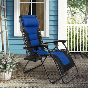 Chaise inclinable zéro gravité avec coussin