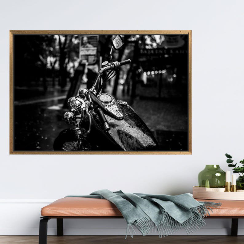 1 Piece Wall Art on Canvas, 20 cm H x 30 cm W, Gold Floater Framed
