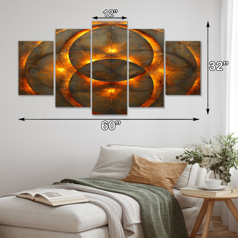 Ashman - Geometric Wall Art 5 Piece
