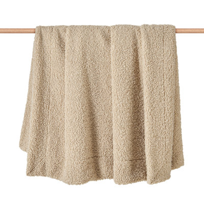 Teddy Boucle Throw Blanket