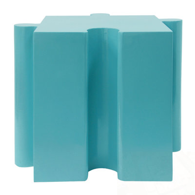 Puzzle shape Side Table with sturdy base
