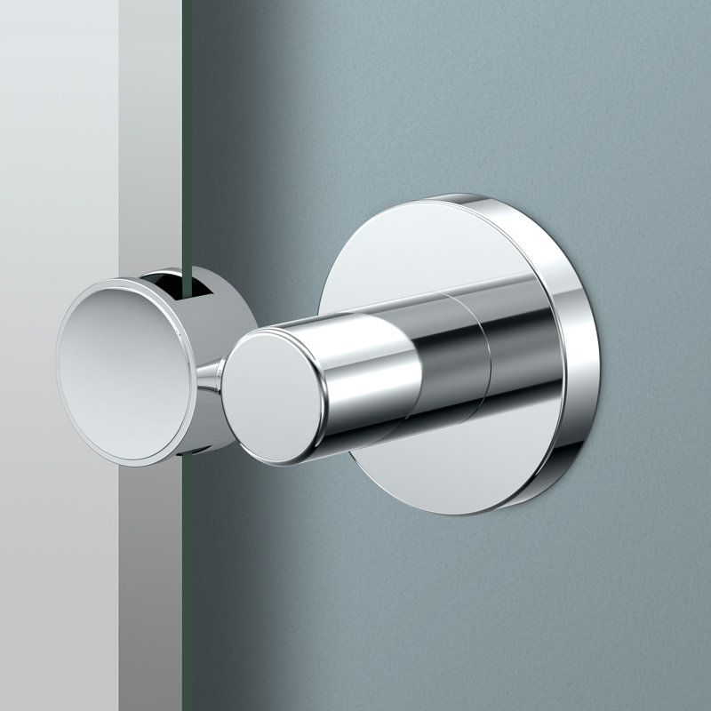Miroir de salle de bain mural Reveal Pivotant (inclinable) et biseauté, 31,5 po x 28 po, Chrome
