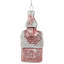 Ornement de Noël en verre rose 3,25 po