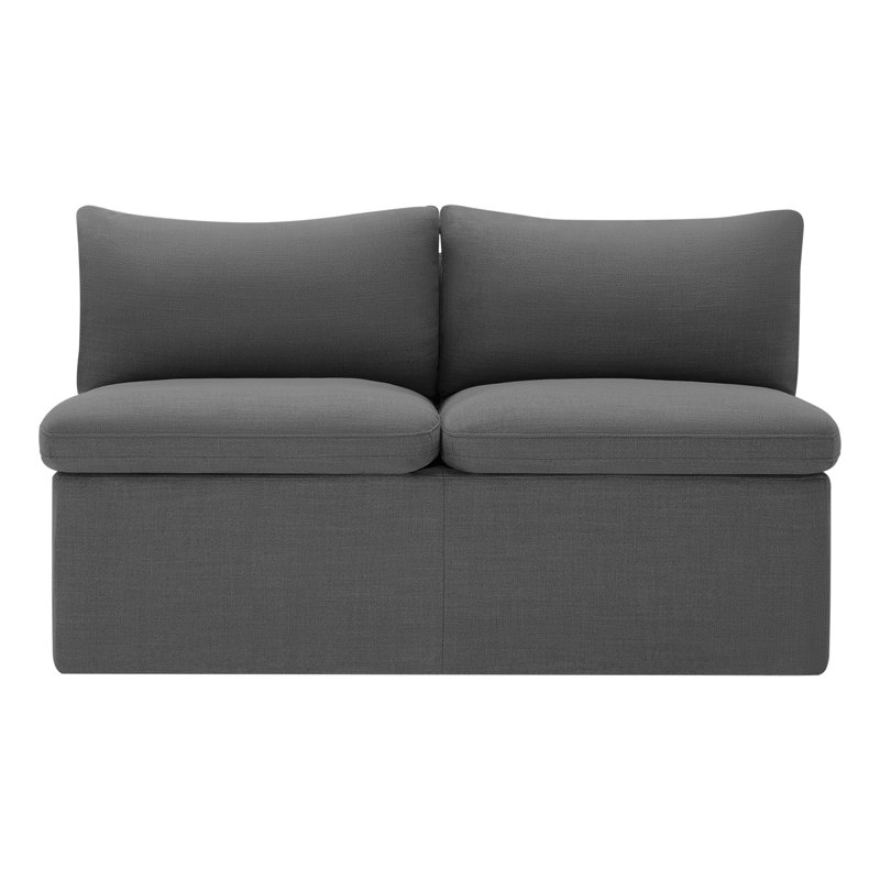Banc de rangement Alayaa, Lin fumée Effie