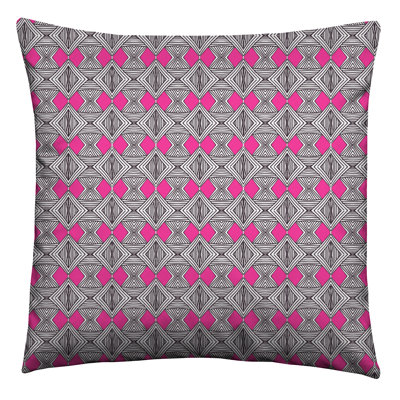 Edith Geometric Square Cushion